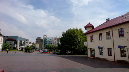 View of the city of Târgu Jiu Romania