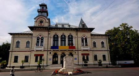 City Hall in Vilnius, Lithuania. Vilnius is the capital and largest city of Lithuania.