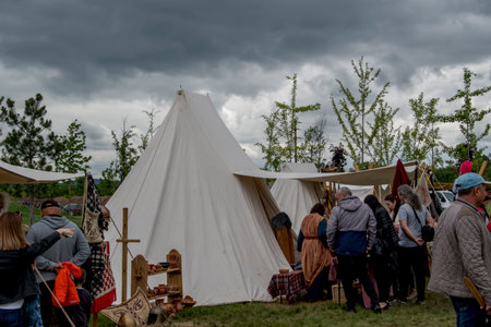 Medieval fair in the village