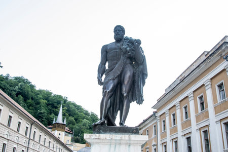 Statue in the city of Ljubljana, capital of Slovenia