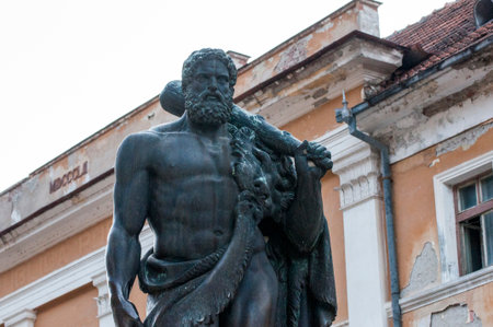 Statue of Hercules in Herculane Romania