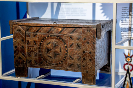 Antique wooden chest
