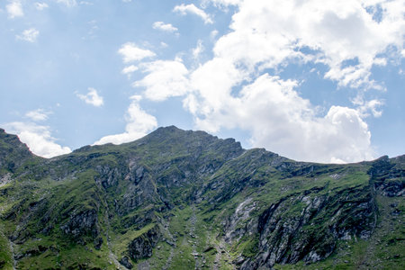Mountains in the Carpathian Mountains. Fagaras, Europe.