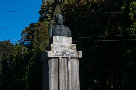 Monument to the hero of the city of Ia?iの写真素材