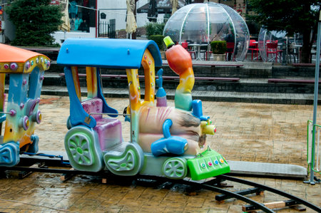 Colorful toy car in Pattaya, Thailandの写真素材
