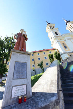 Statue of Virgin Maryの写真素材