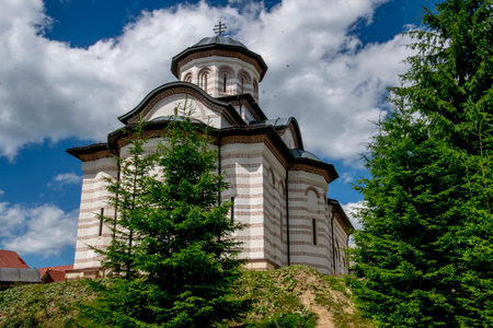 Church of St. John the Baptist, Oasa Romaniaの写真素材