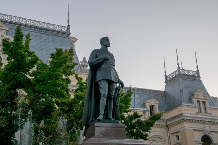 Monument to the qing CarolI Romania