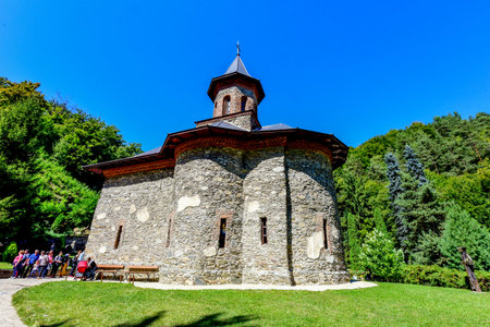 Svetitskhoveli church in Svetitskhoveli Prislop Hunedoara Romaniaの写真素材