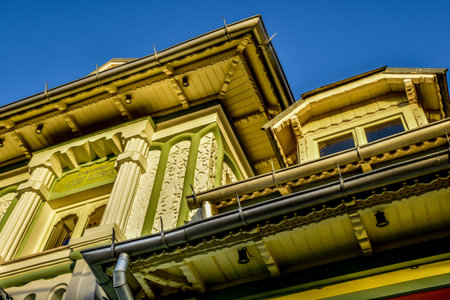 old architecture in italy europe milan religion and sunlightの写真素材