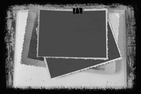 Blank Photo frames with paper clip