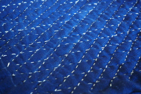 Natural indigo dye cloth.の写真素材
