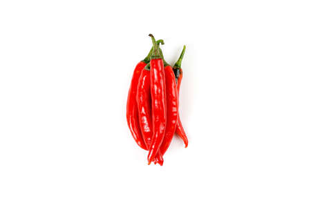 red hot chili pepper isolated on a white background