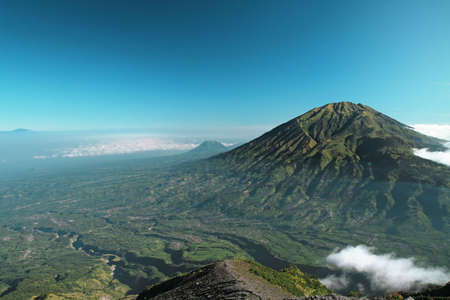 Panorama above the skyの写真素材