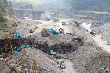 Mind Sand in Merapiの写真素材