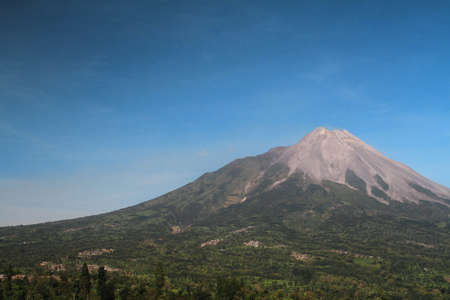 Giant in the middle of the borderの写真素材