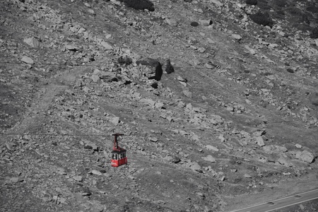 Mountains, ropewayの写真素材