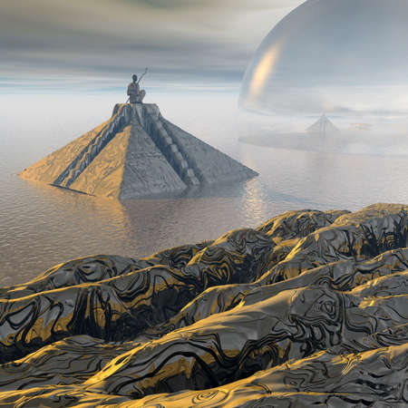 Silence in itselfの写真素材