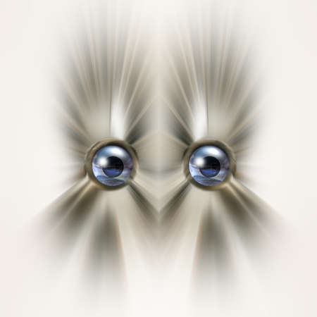 An imaginative mythical creatures in frontal viewの写真素材