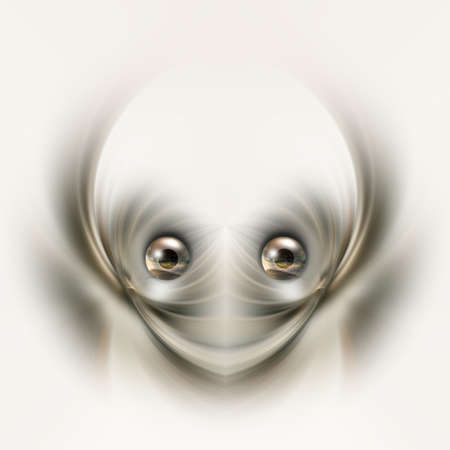 An imaginative mythical creatures in frontal viewの写真素材