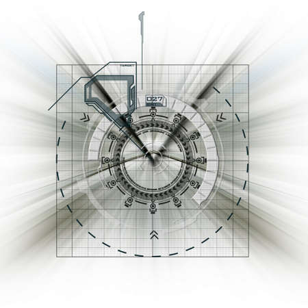 The center in the focus of attentionの写真素材
