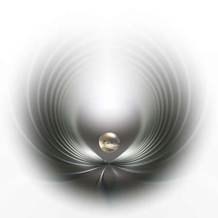 A bright soft background, looking into infinityの写真素材