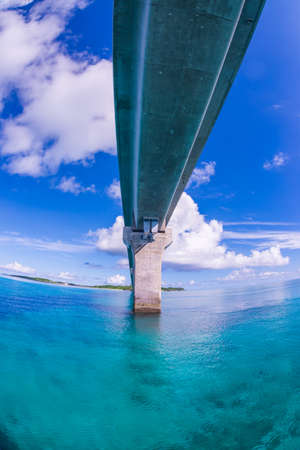 Clear Sea and Skyの写真素材