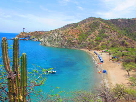 Landscapes of the coasts of Santa Marta, Colombiaの写真素材