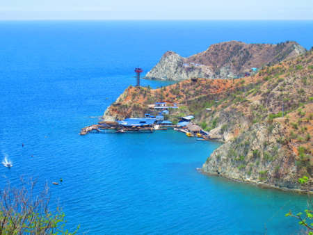 Landscapes of the coasts of Santa Marta, Colombiaの写真素材
