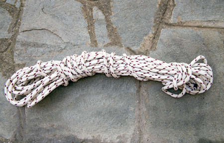 Long length of coild ropeの写真素材