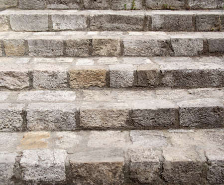 Flight of large stone steps