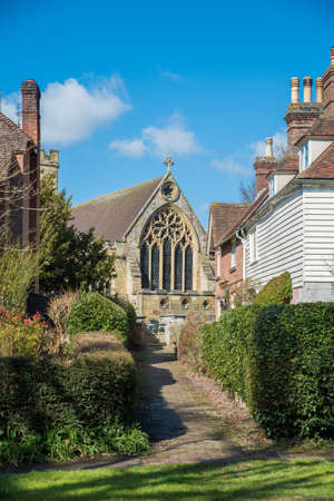 Old church  in the village of Hawkhurst, Kent,UKの写真素材