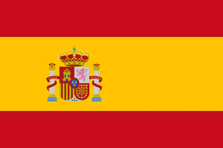 Illustration of the national flag of Spainの写真素材