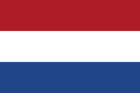Illustration of the Flag of The Netherlandsの写真素材