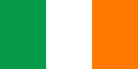 Illustration of the national flag of Irelandの写真素材