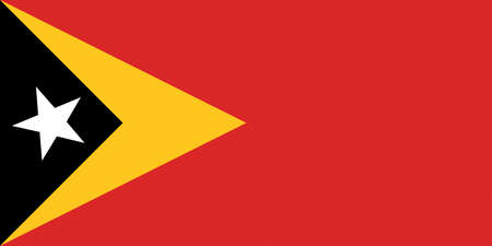 Illustration of the flag of east Timorの写真素材