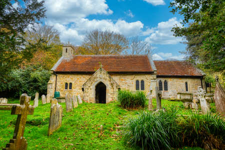 St Boniface Old Church in the village of Bonchurch, Isle of Wight.