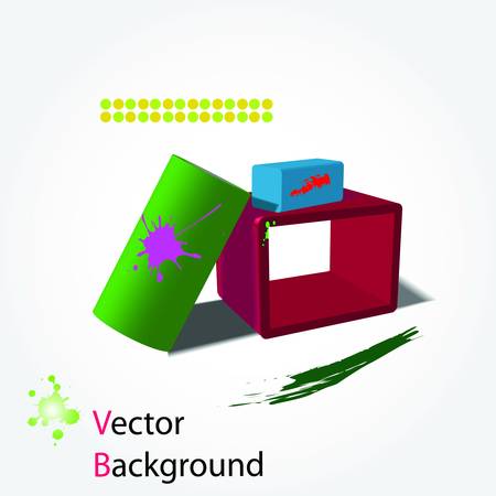 3d abstract background. Vectorのイラスト素材