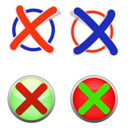 icons of validationのイラスト素材