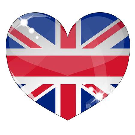 Hear Britain Flagのイラスト素材