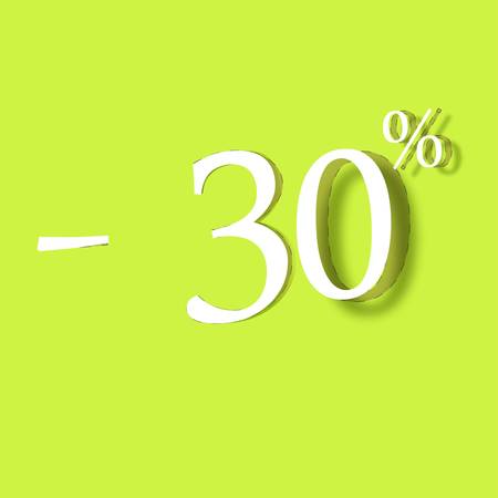 30% Discount Labelのイラスト素材