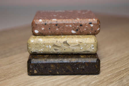 a few samples of acrylic artificial stone