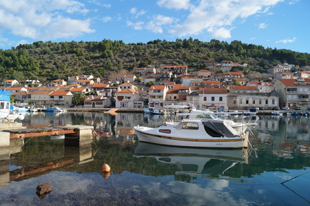 Vela Luka, Korcula islandのeditorial素材