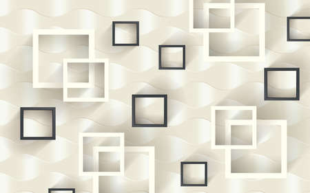 3D Wall Wallpaper For Home And Office Wallの写真素材