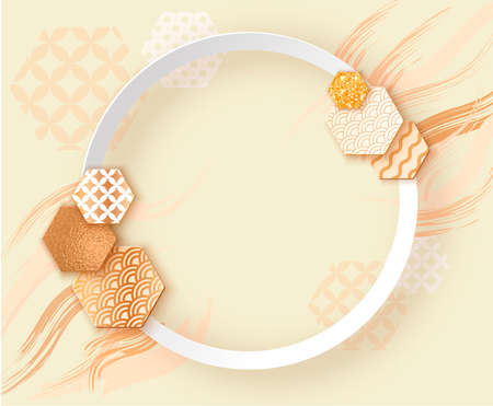 3D High Decoration Background Wallpaperの写真素材