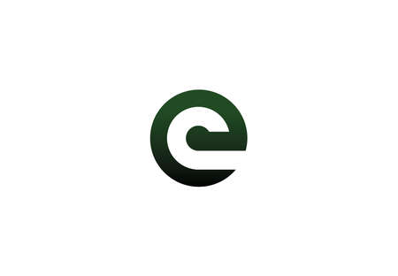 Letter EC, Modern EC, perfect for digital technology brandのイラスト素材