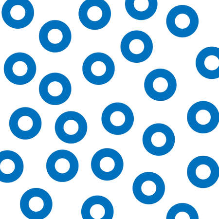 Vector graphics of circle shape white background with blue bubbles, blue pattern wallpaper, perfect for gift wrapping, or presentation backgrounds, etc.のイラスト素材
