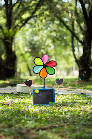 Props for outdoor photo picnics at the gardenの写真素材