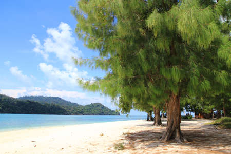 Landmark of Beras Basah beach Langkawi Malaysiaの写真素材