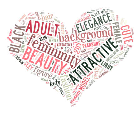 Word Cloud - Womanの写真素材